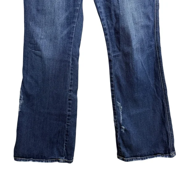 KanCan Bootcut Jeans Size 13/30 Distressed Medium Wash Stretch Denim - Picture 3 of 9